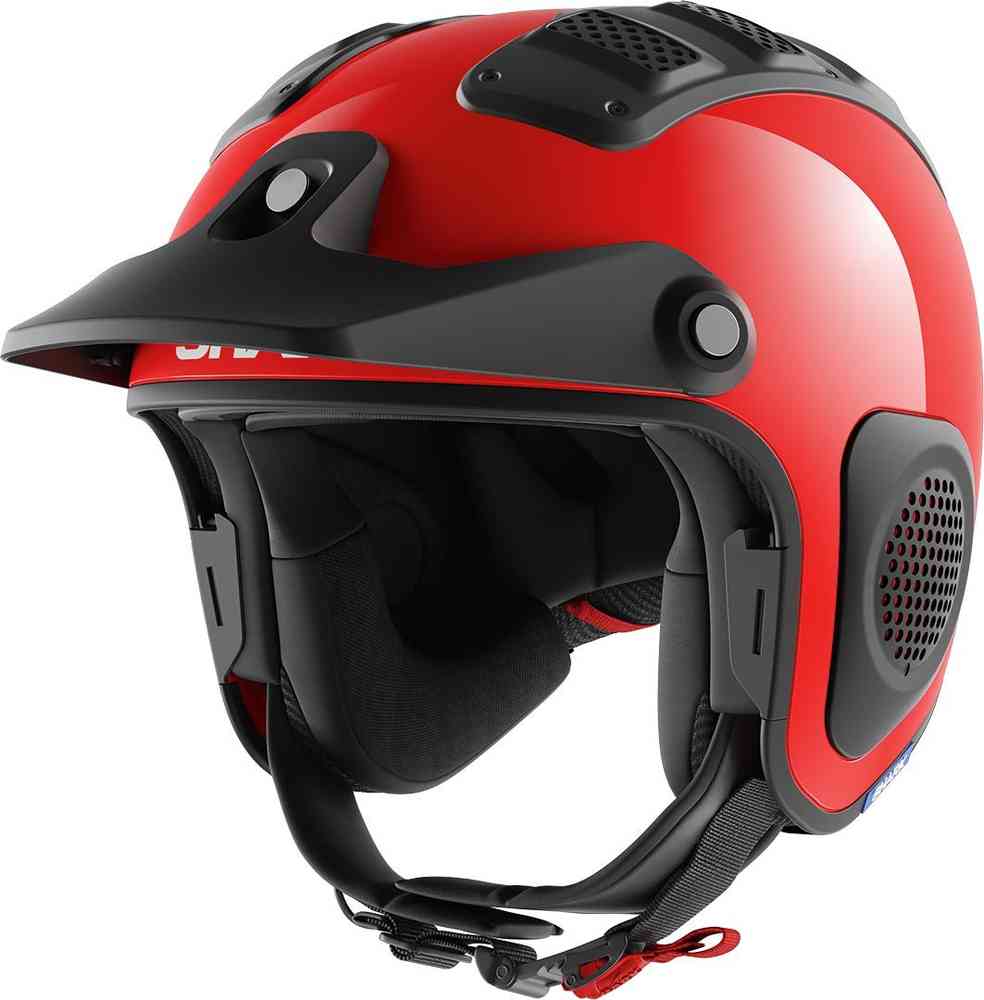 CAPACETE SHARK ATV-DRAK BLANK VERMELHO (RED) - L -