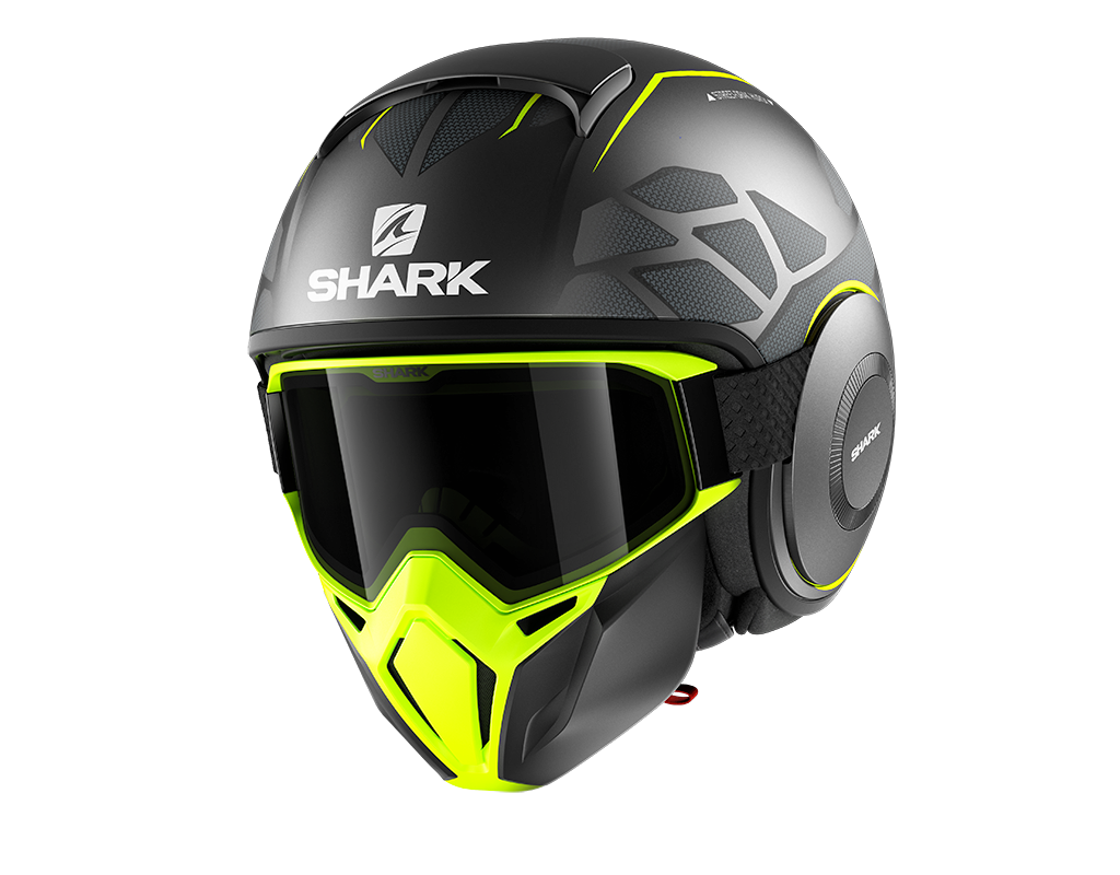 CAPACETE SHARK STREET DRAK HUROK MAT ANT/AMA/PRT (AYK) - L -