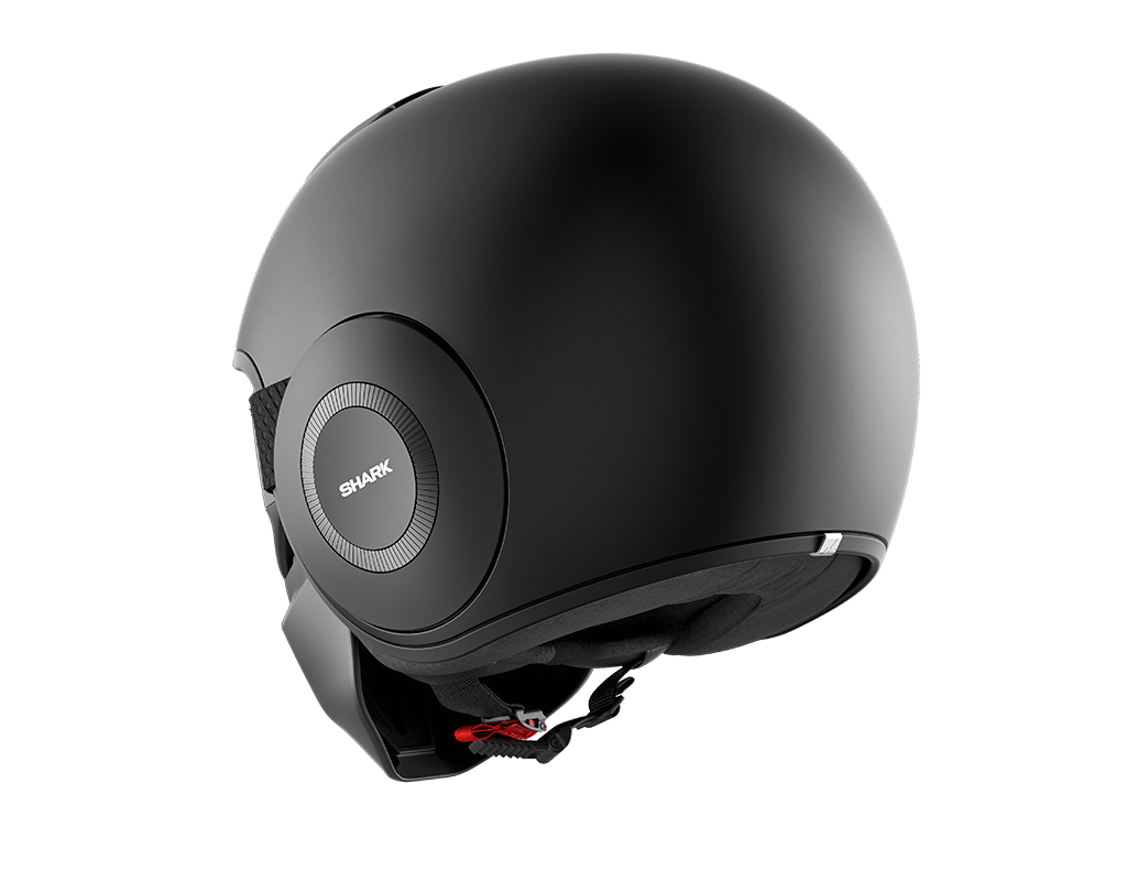 CAPACETE SHARK STREET DRAK BLANK MAT PRETO (KMA) - XS -