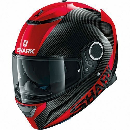 CAPACETE SHARK SPARTAN CARBON SKIN CARB/VERM (DRR) - XL -