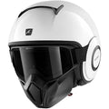 CAPACETE SHARK STREET DRAK BLANK BRANCO (WHU) - M -