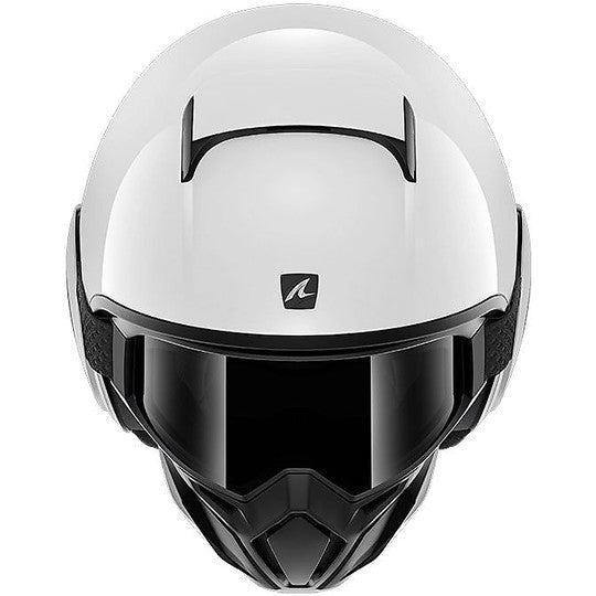 CAPACETE SHARK STREET DRAK BLANK BRANCO (WHU) - XL -