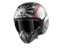 CAPACETE SHARK STREET DRAK ZARCO MAT ANT/PRATA/VRM (ASR) - S-
