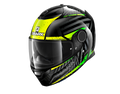 CAPACETE SHARK SPARTAN KOBRAK PRT/AMA/VRD (KYG) - XL -
