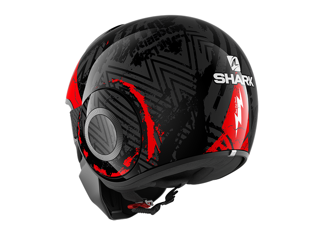 CAPACETE SHARK STREET DRAK CROWER PRT/ANT/VRM (KAR) - L -