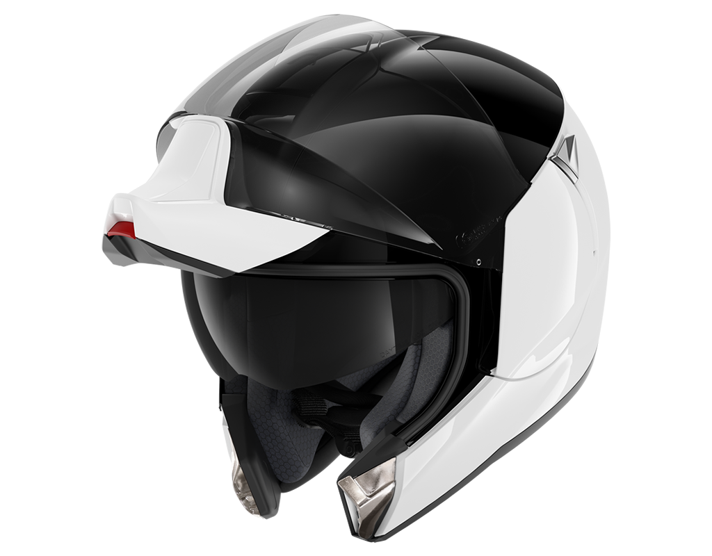 CAPACETE SHARK EVOJET DUAL BLANK PRT/BRC (WKW) - L -