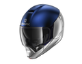CAPACETE SHARK EVOJET DUAL BLANK PRATA/AZUL/PRATA MAT (SBS) - S -