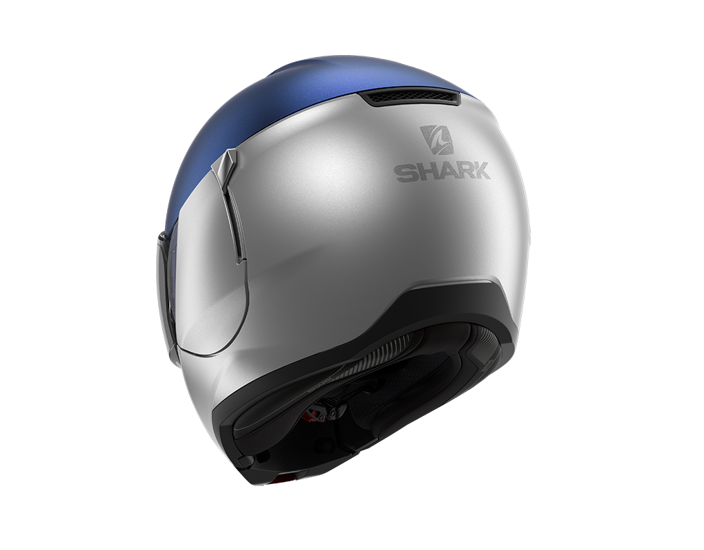 CAPACETE SHARK EVOJET DUAL BLANK PRATA/AZUL/PRATA MAT (SBS) - S -