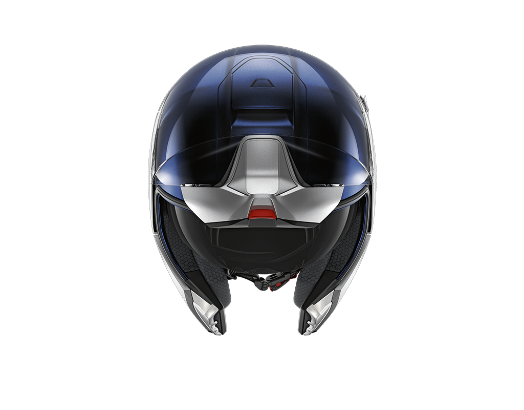 CAPACETE SHARK EVOJET DUAL BLANK PRATA/AZUL/PRATA MAT (SBS) - S -