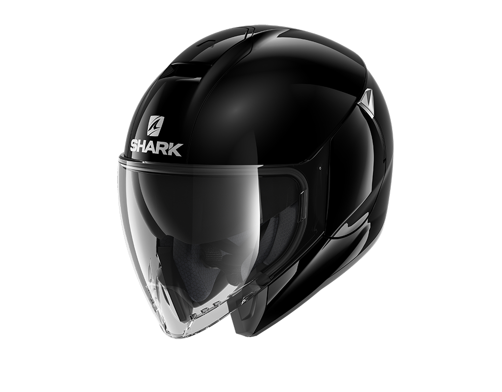 CAPACETE SHARK CITYCRUISER BLANK PRETO (BLK) - M -