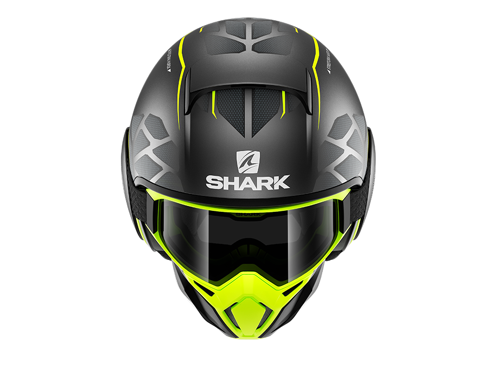 CAPACETE SHARK STREET DRAK HUROK MAT ANT/AMA/PRT (AYK) - XL -