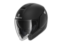 CAPACETE SHARK CITYCRUISER BLANK PRETO MAT (KMA) - XS -