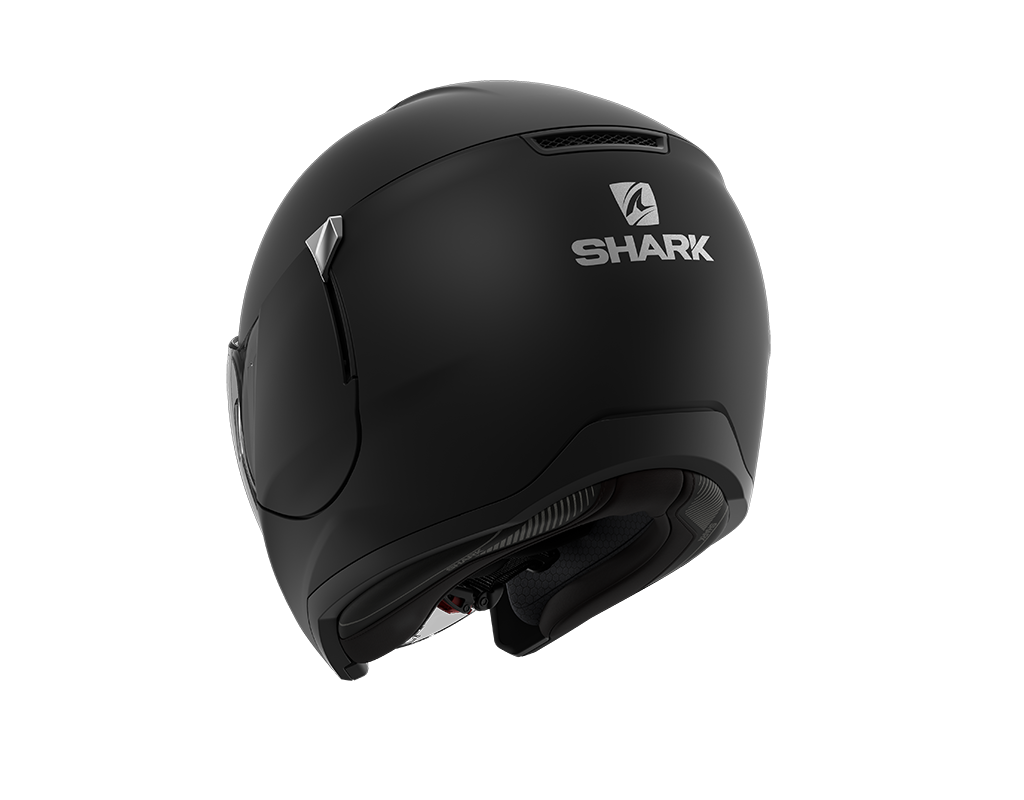 CAPACETE SHARK CITYCRUISER BLANK PRETO MAT (KMA) - XS -