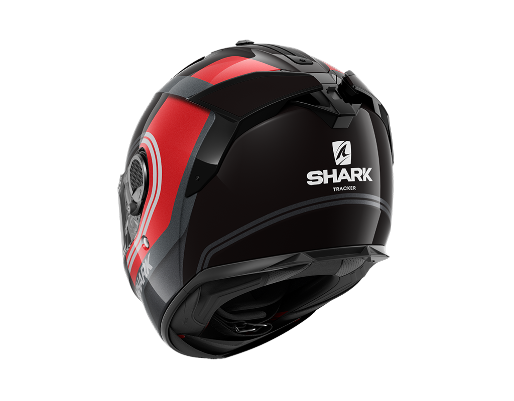 CAPACETE SHARK SPARTAN GT TRACKER PRT/VRM/PRA (KRS) - L -