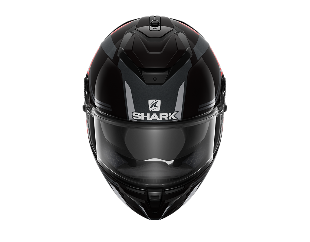 CAPACETE SHARK SPARTAN GT TRACKER PRT/VRM/PRA (KRS) - L -