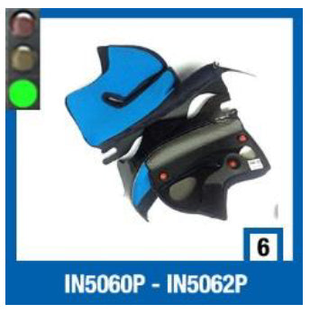 IN5060P ALMOFADAS LATERAIS SPARTAN/SPARTAN CARBON - M