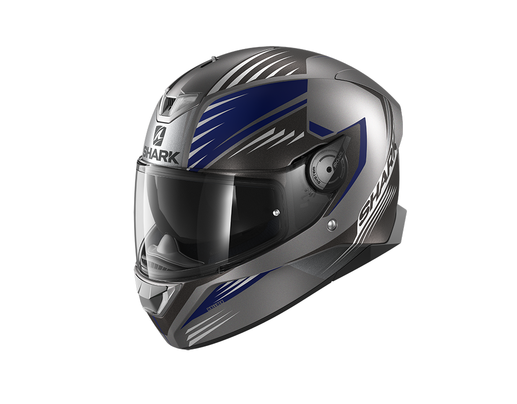 CAPACETE SHARK SKWAL 2 HALLDER MAT ANT/AZ/ANT (ABA) - XL -