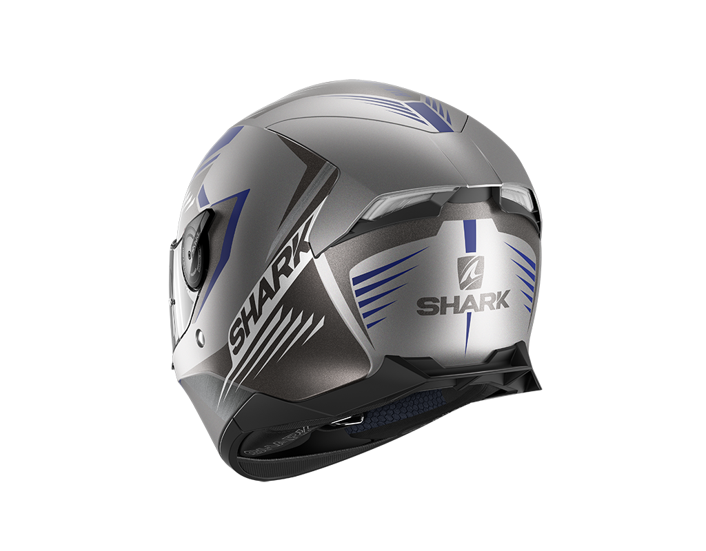 CAPACETE SHARK SKWAL 2 HALLDER MAT ANT/AZ/ANT (ABA) - XL -