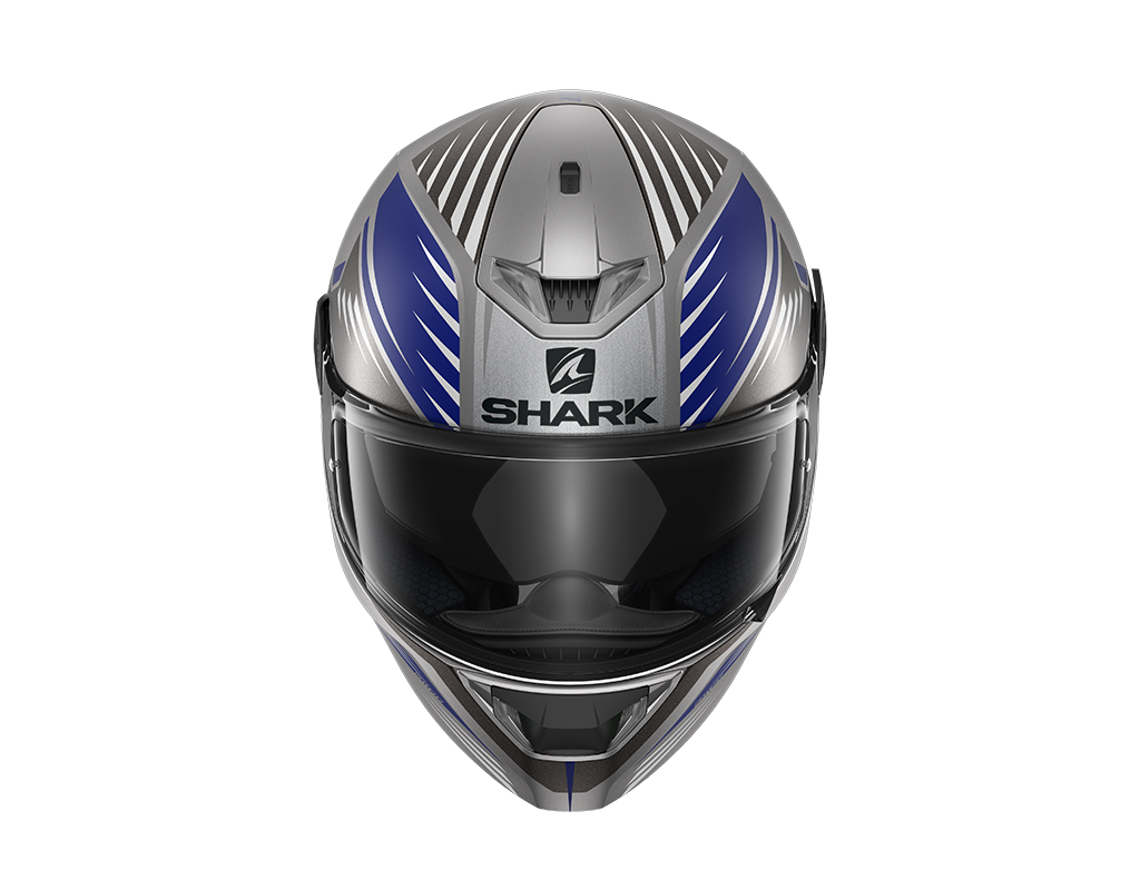 CAPACETE SHARK SKWAL 2 HALLDER MAT ANT/AZ/ANT (ABA) - XL -