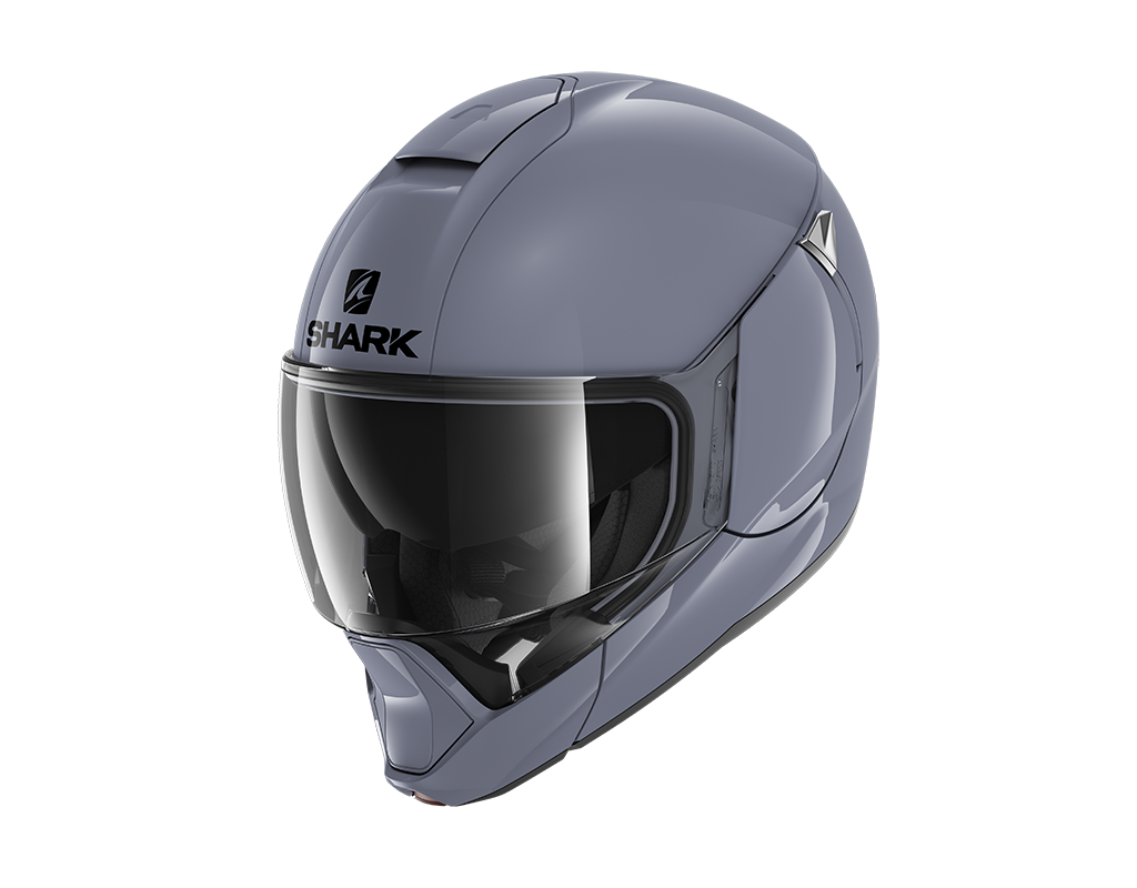CAPACETE SHARK EVOJET BLANK CINZA (S01) - M -