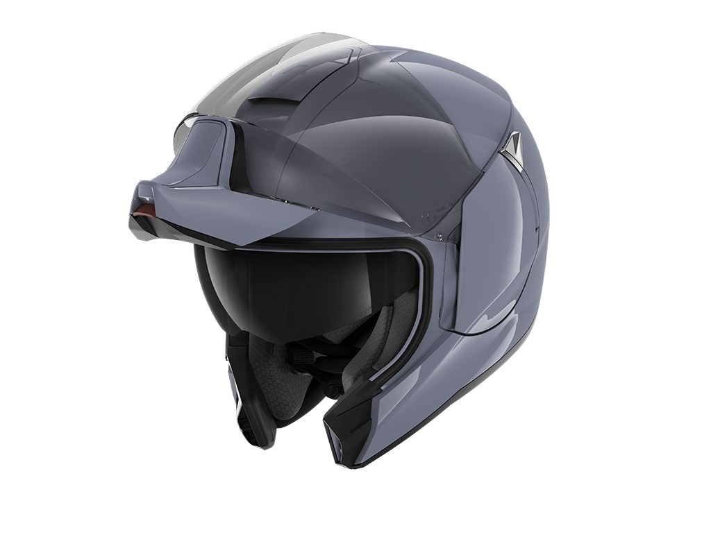 CAPACETE SHARK EVOJET BLANK CINZA (S01) - M -
