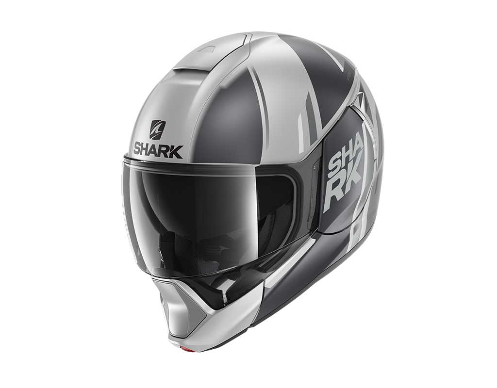 CAPACETE SHARK EVOJET VYDA MAT PRATA/ANT/PRT (SAK) - L -