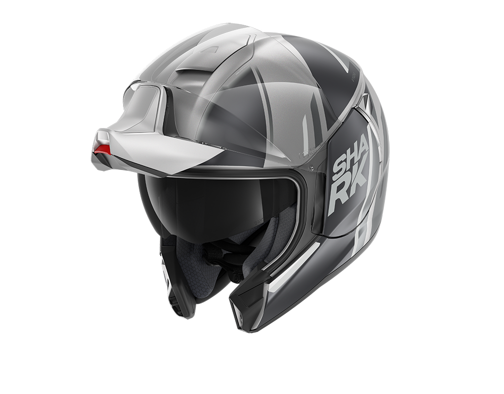 CAPACETE SHARK EVOJET VYDA MAT PRATA/ANT/PRT (SAK) - L -