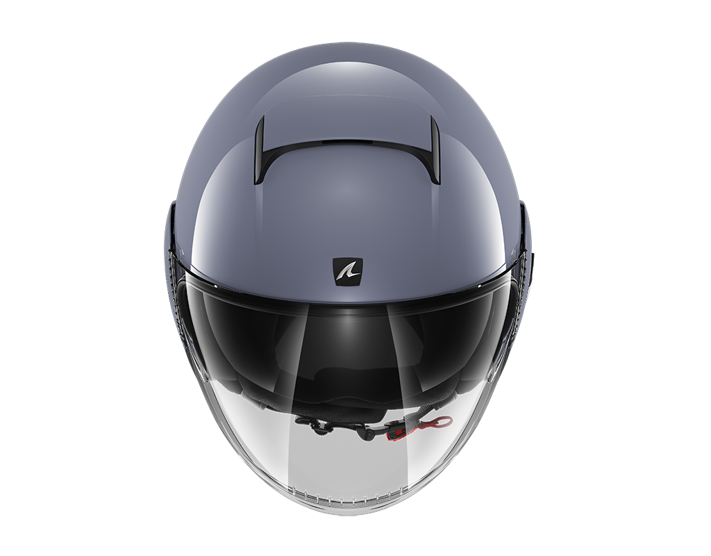 CAPACETE SHARK NANO BLANK CINZA (S01) - S -