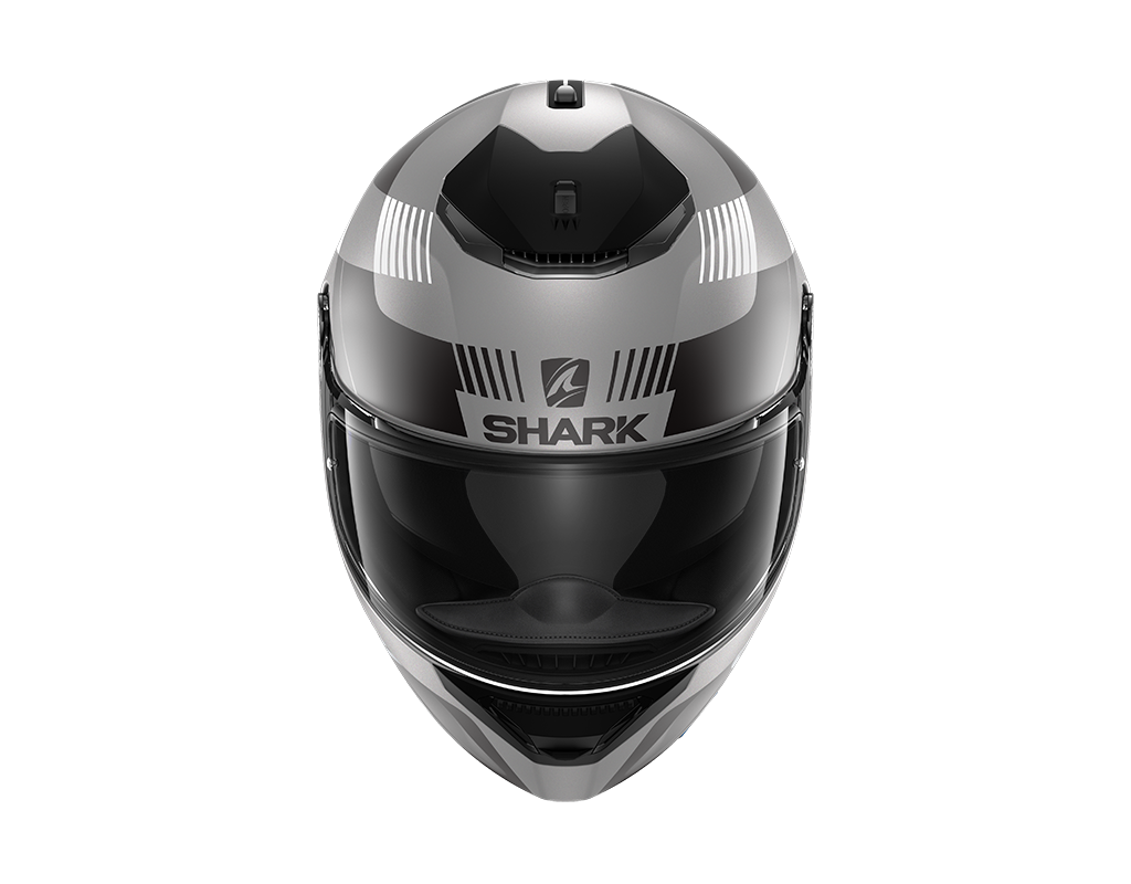 CAPACETE SHARK SPARTAN STRAD MAT ANT/PRT/PRATA (AKS) - L -