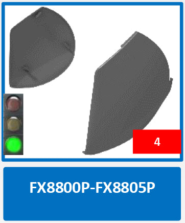 FX8805P TAMPAS VISEIRA EVOJET/CITYCRUISER PRETO MAT