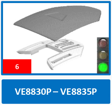 VE8830P VENTILADOR SUPERIOR EVOJET/CITYCRUISER BRANCO