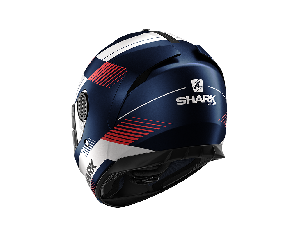 CAPACETE SHARK SPARTAN STRAD MAT AZ/BRC/VRM (BWR) - XL -