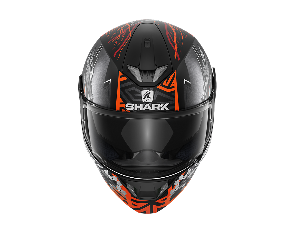 CAPACETE SHARK SKWAL 2 NOXXYS MAT PRT/LAR/PRATA (KOS) - XL -