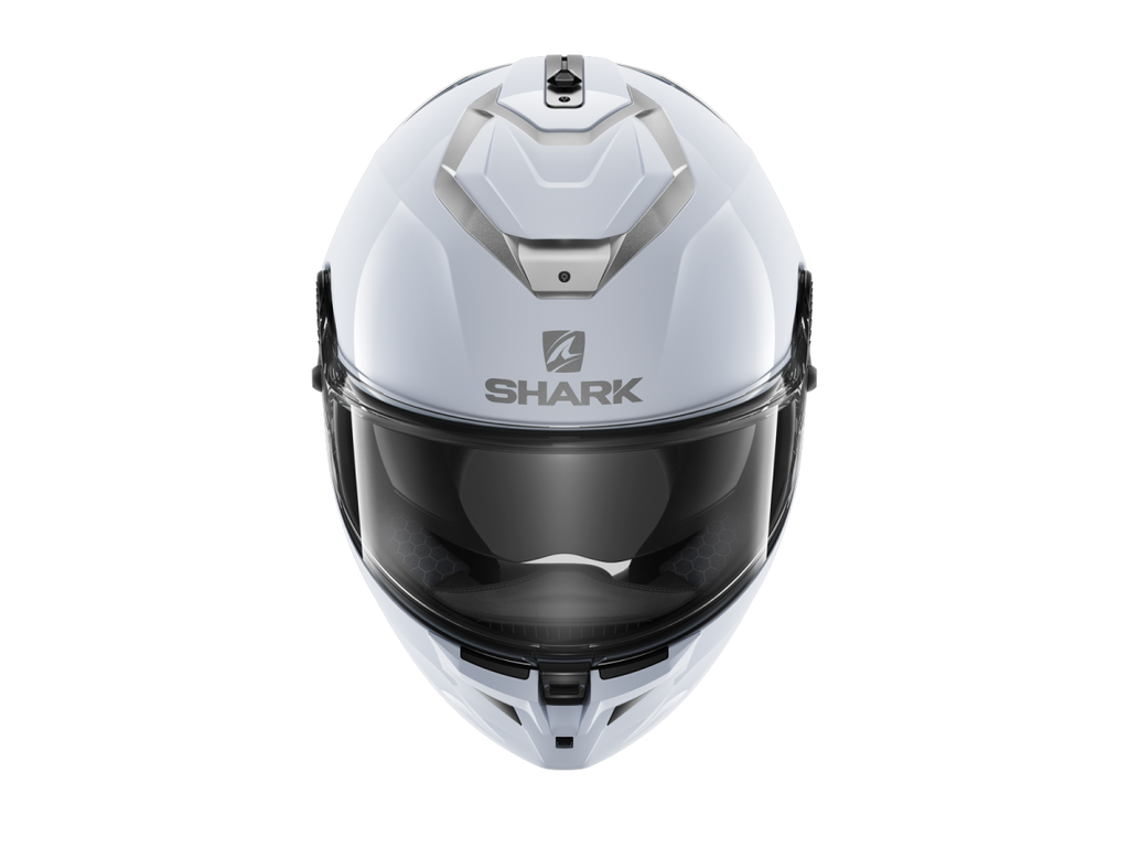 CAPACETE SHARK SPARTAN GT BLANK BRANCO GELO (W01) - M -