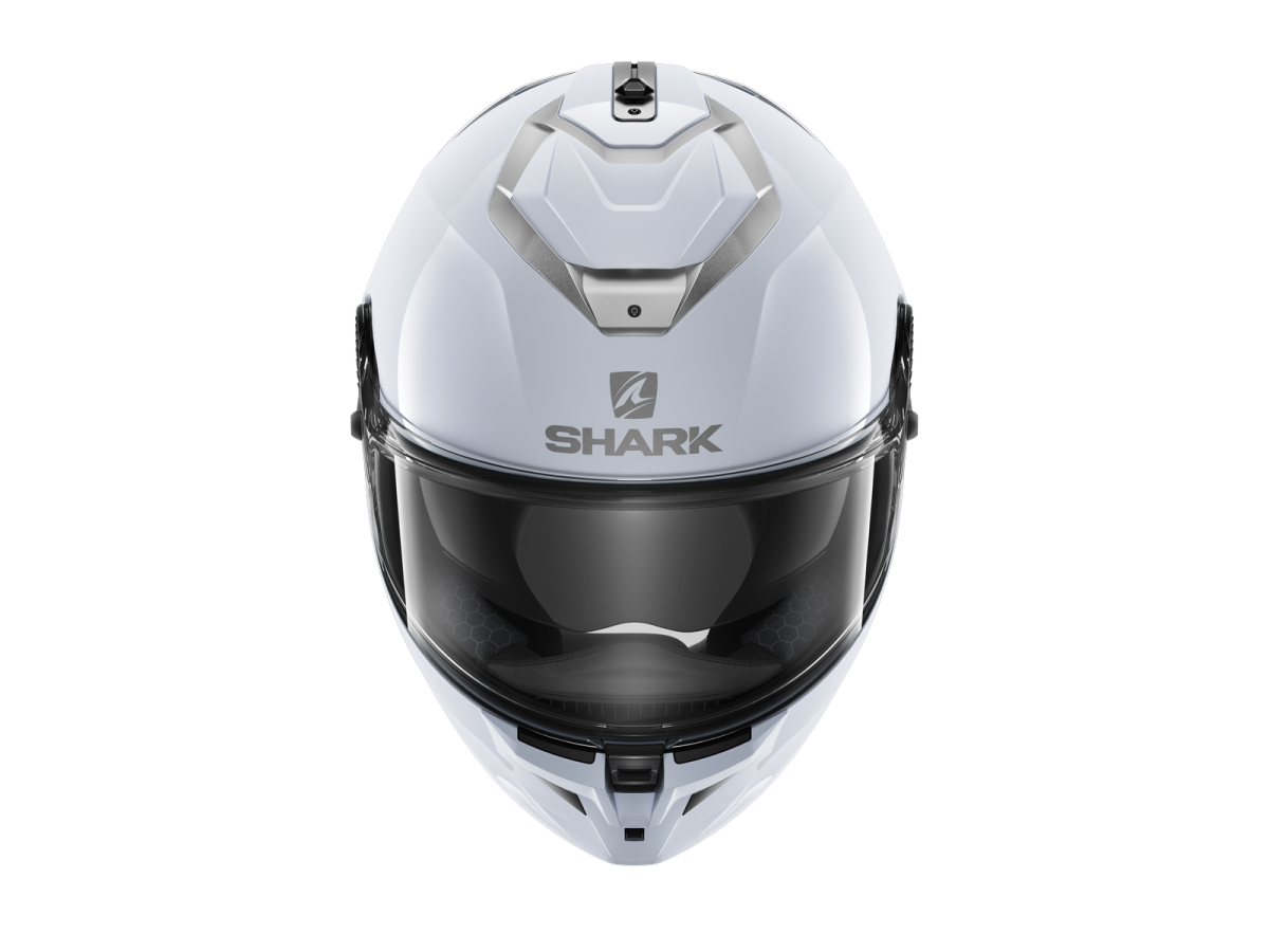 CAPACETE SHARK SPARTAN GT BLANK BRANCO GELO (W01) - M -