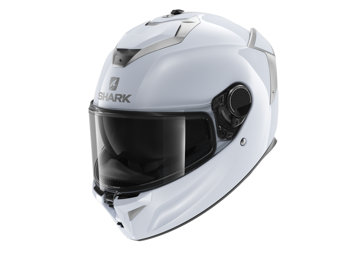 CAPACETE SHARK SPARTAN GT BLANK BRANCO GELO (W01) - L -