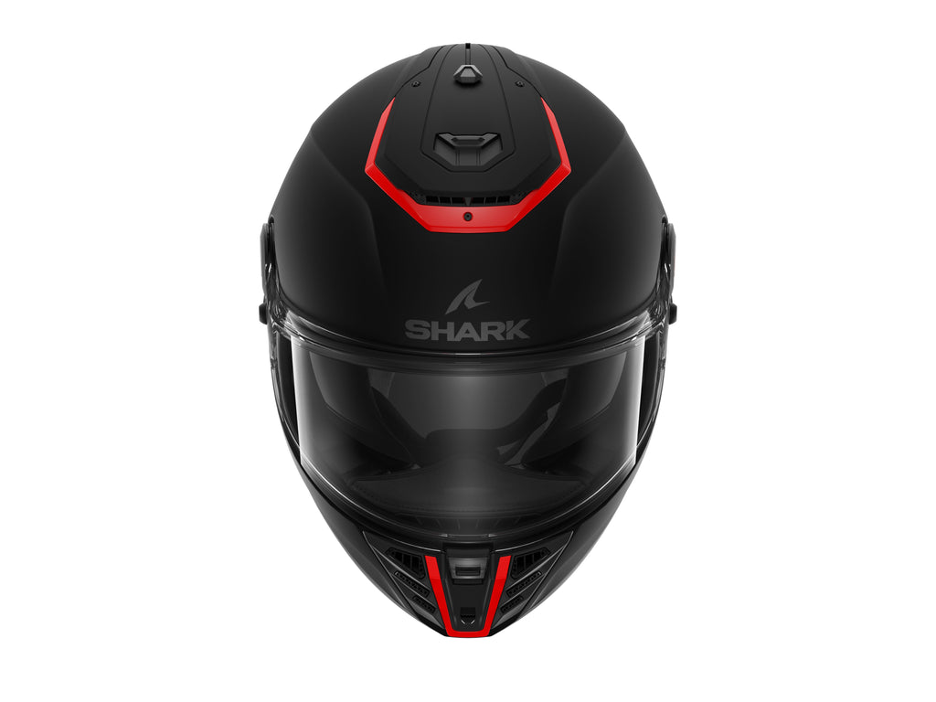 CAPACETE SHARK SPARTAN RS BLANK MAT SP PRETO/LARANJA/PRETO (KOK) - L -