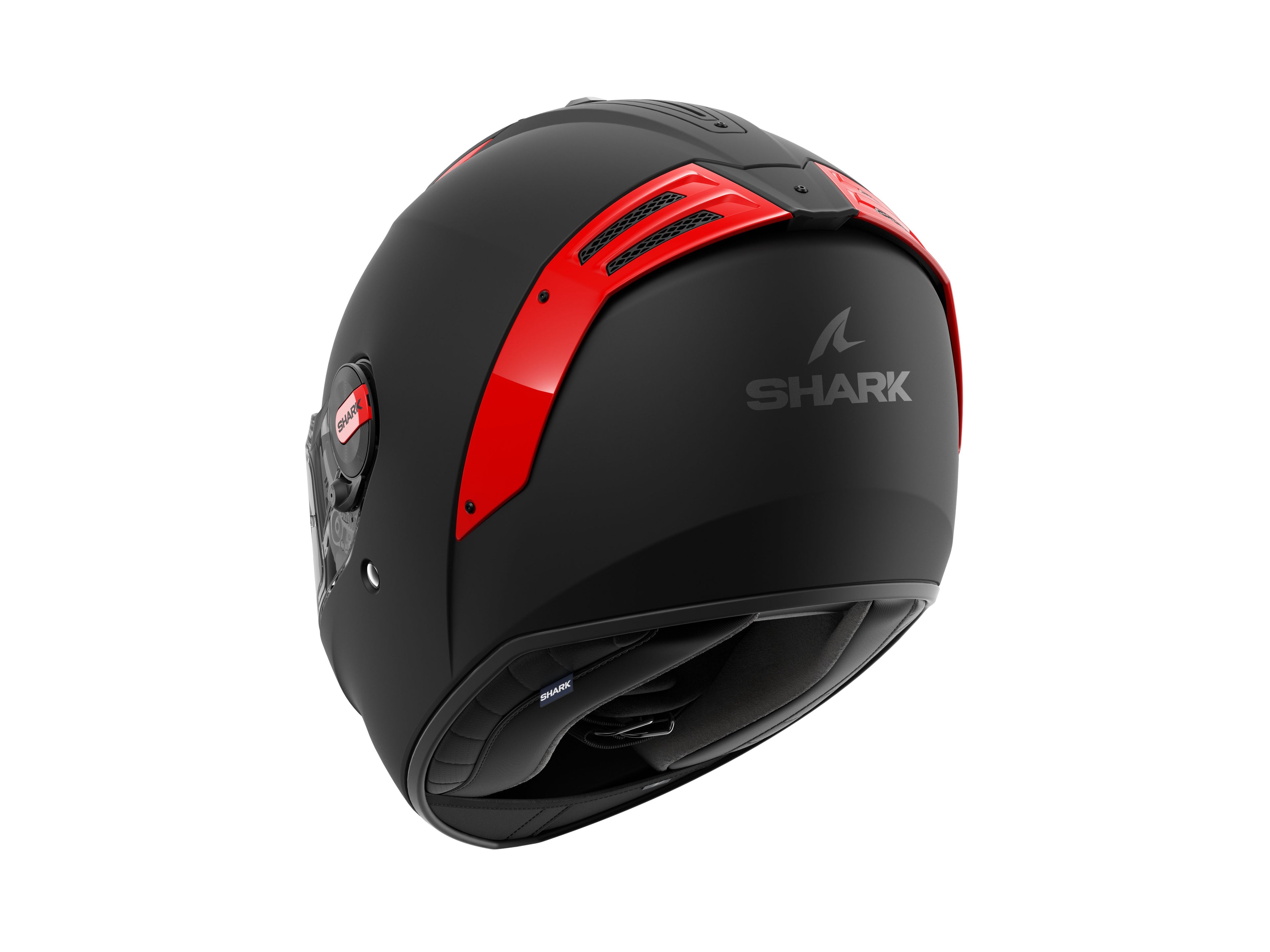 CAPACETE SHARK SPARTAN RS BLANK MAT SP PRETO/LARANJA/PRETO (KOK) - S -
