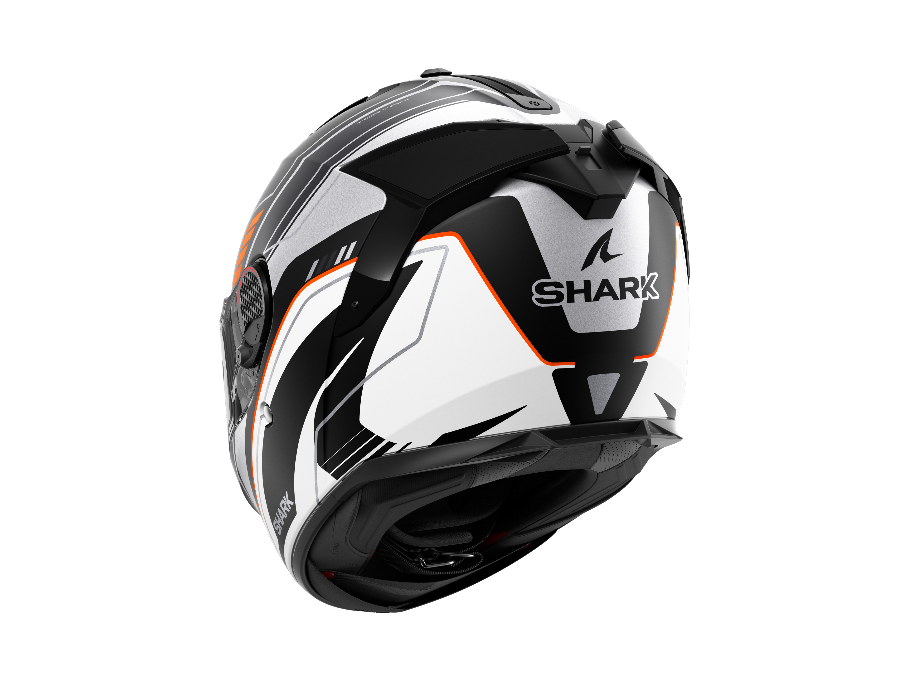 CAPACETE SHARK SPARTAN GT PRO TORYAN MAT PRT/LRJ/PRATA (KOS) - M -