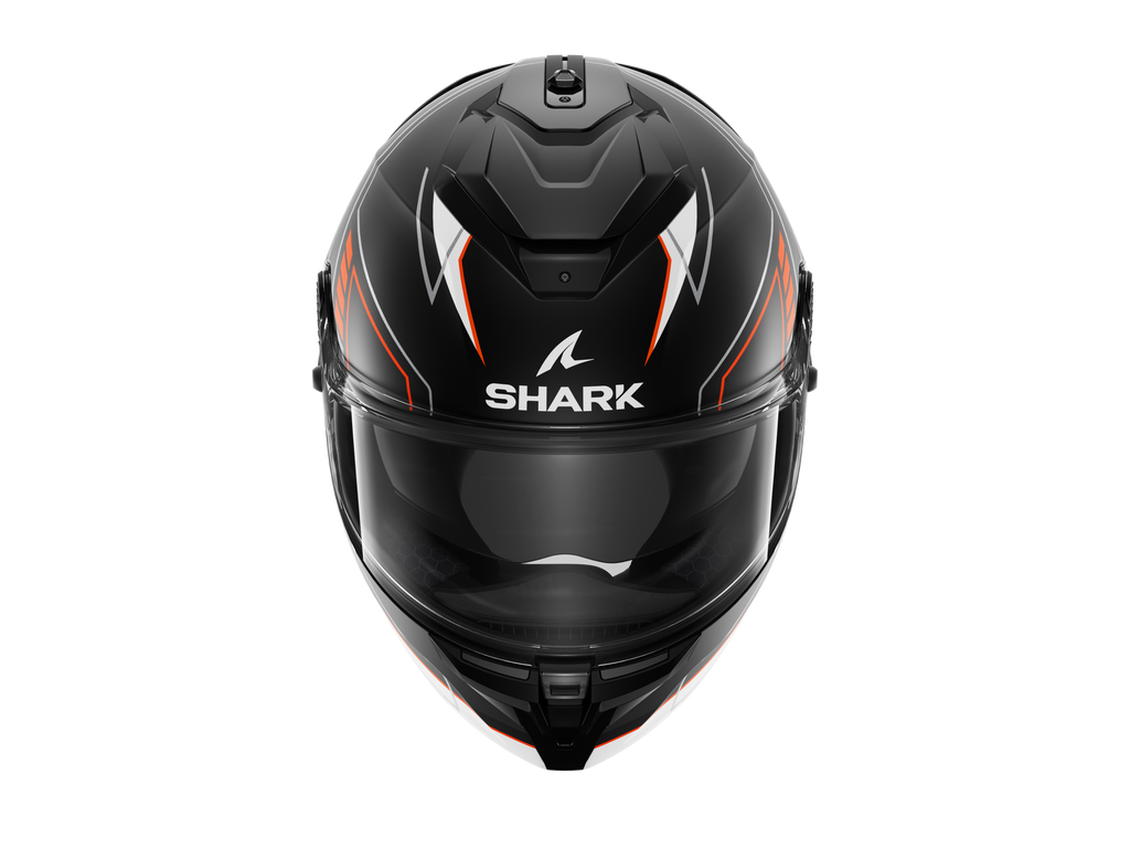CAPACETE SHARK SPARTAN GT PRO TORYAN MAT PRT/LRJ/PRATA (KOS) - M -