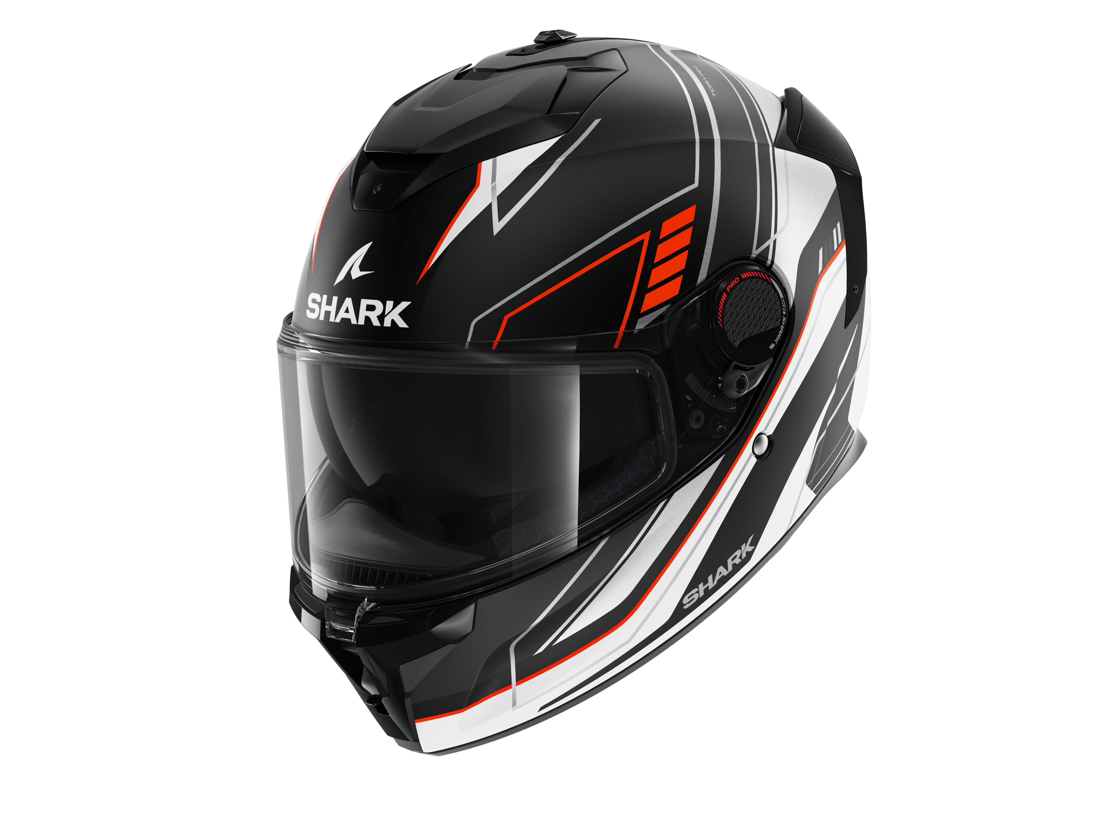 CAPACETE SHARK SPARTAN GT PRO TORYAN MAT PRT/LRJ/PRATA (KOS) - L -