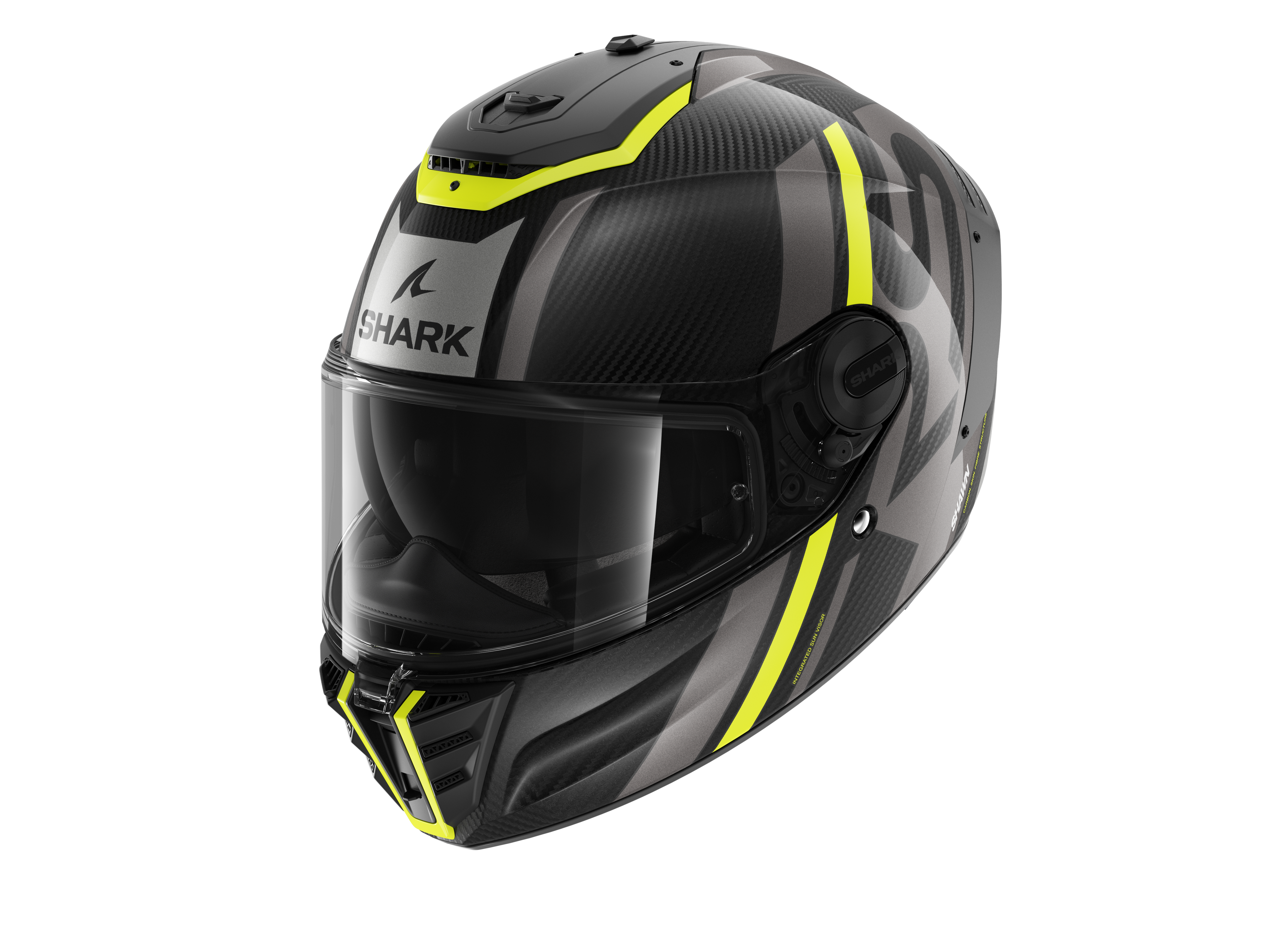 CAPACETE SHARK SPARTAN RS CARBON SHAWN AMA/ANT (DYA) - M -
