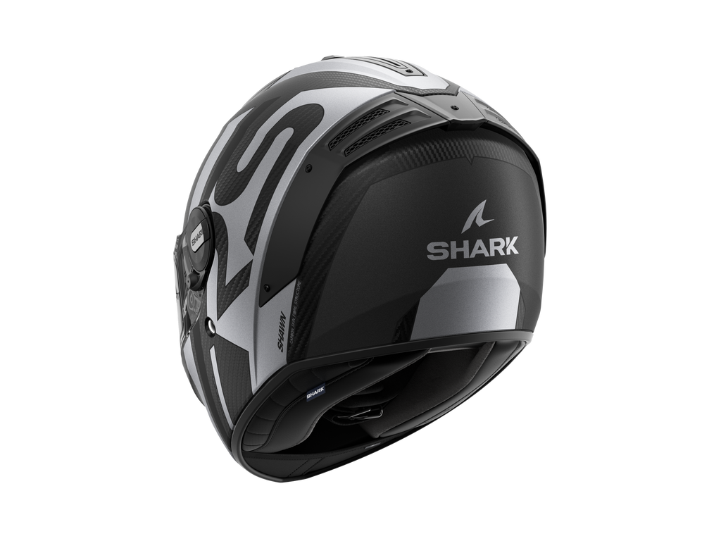 CAPACETE SHARK SPARTAN RS CARBON SHAWN MAT PRT/PRATA (DKS) - L -