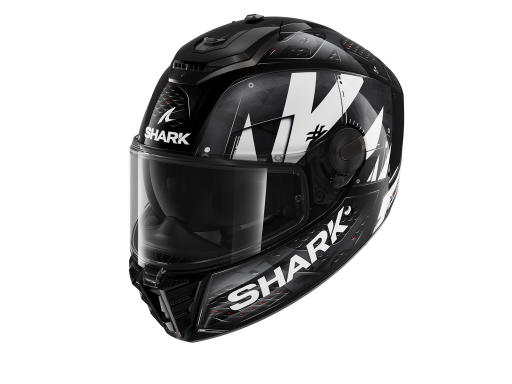 CAPACETE SHARK SPARTAN RS STINGREY PRT/BRC/ANT (KWA) - L -