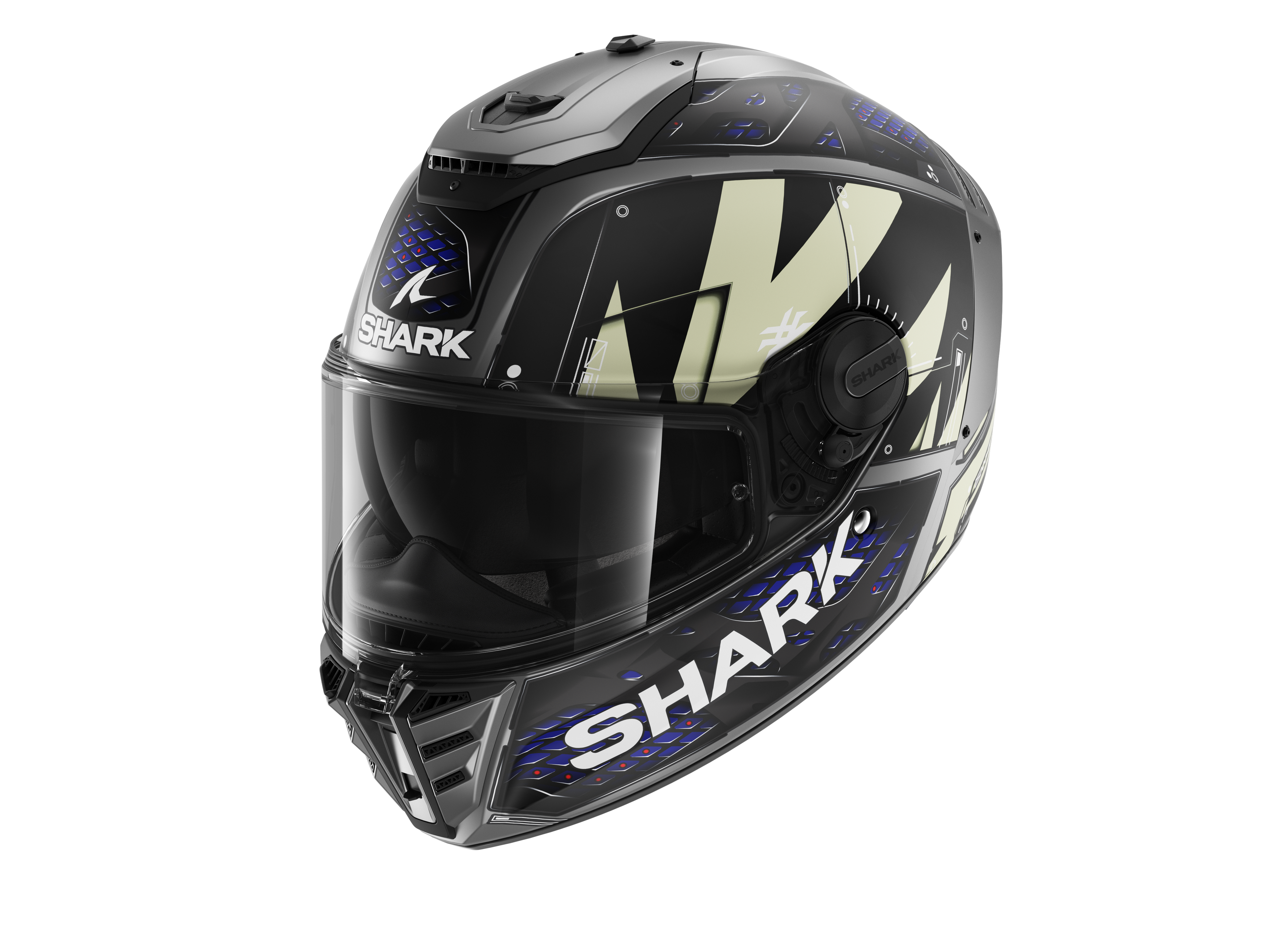 CAPACETE SHARK SPARTAN RS STINGREY MAT ANT/AZL (AAB) - L -