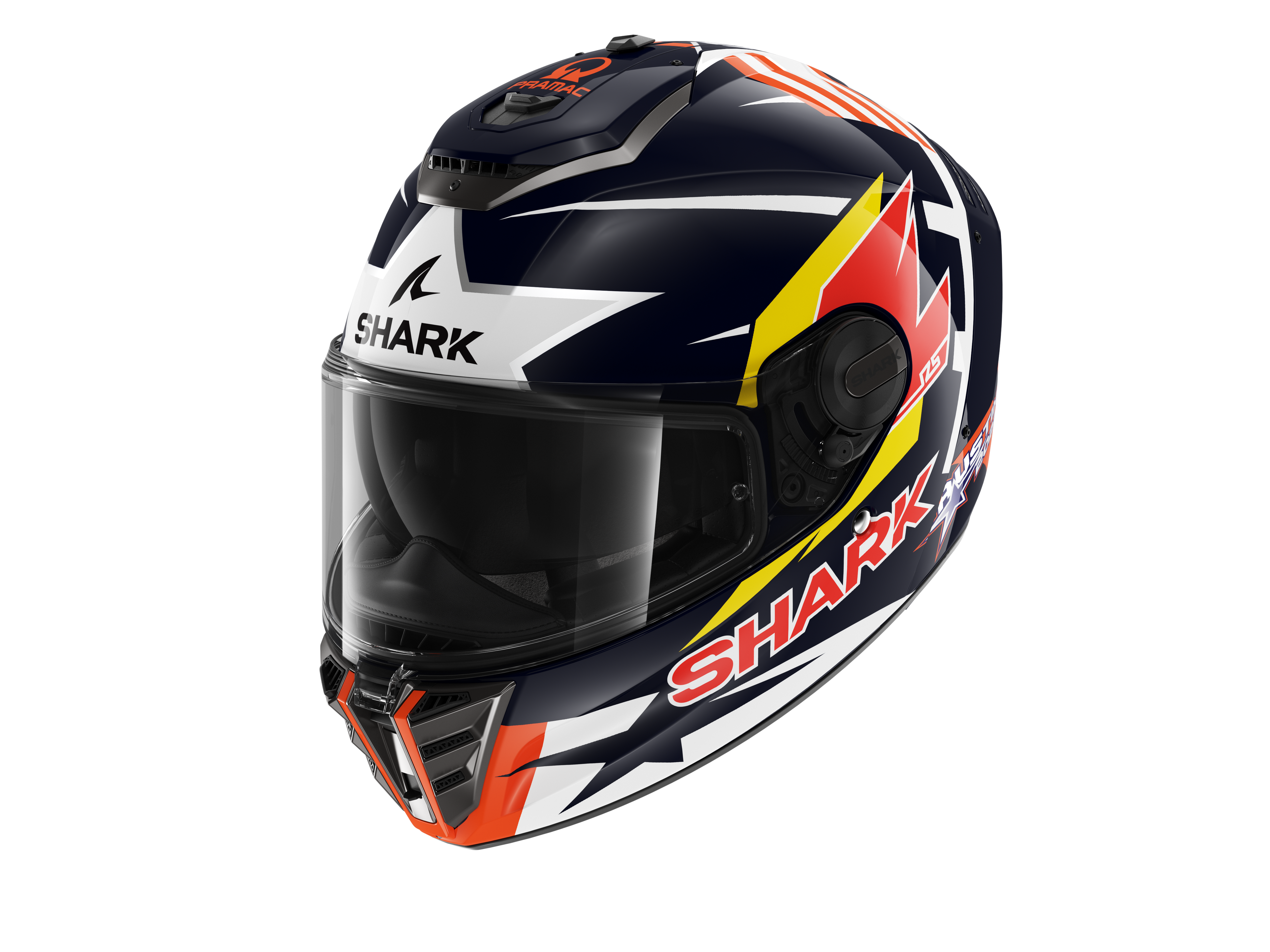 CAP SHARK SPARTAN RS REPLICA ZARCO AUSTIN AZUL/VERMELHO/BRANCO (BRW) - L -