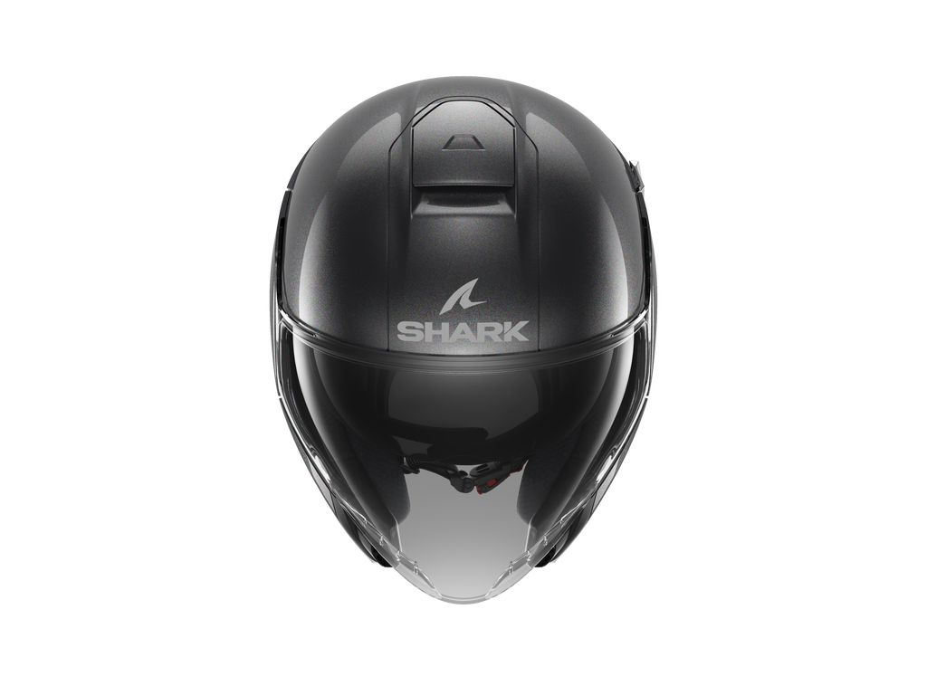 CAPACETE SHARK CITYCRUISER BLANK CINZA ESCURO (A05) - M -