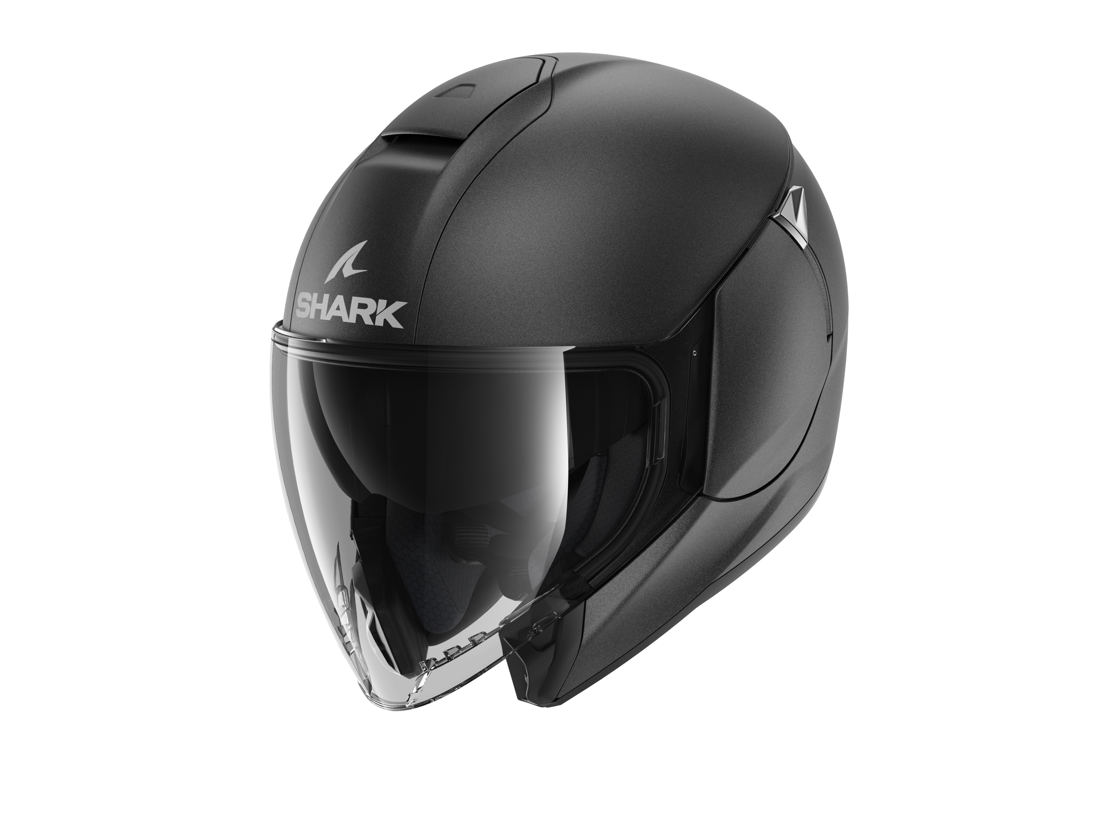 CAPACETE SHARK CITYCRUISER BLANK CINZA MAT (A06) - KS -