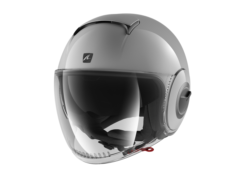 CAPACETE SHARK NANO BLANK CINZA (S05) - XS -