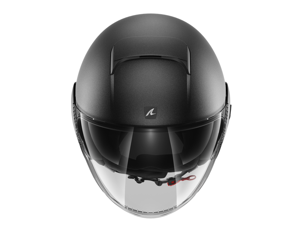 CAPACETE SHARK NANO BLANK CINZA MAT (A06) - S -